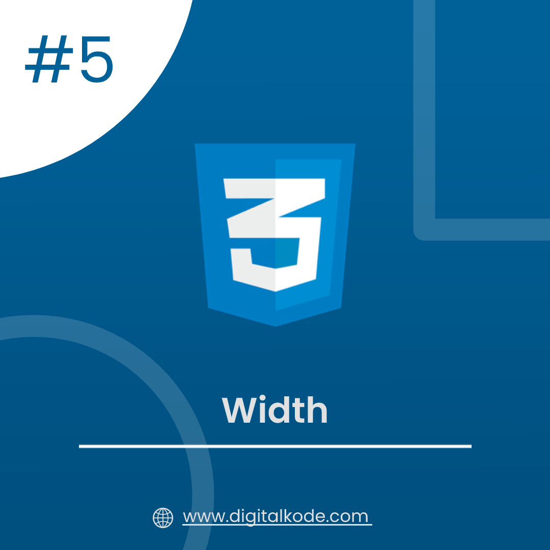 CSS SERIES #5 : WIDTH
